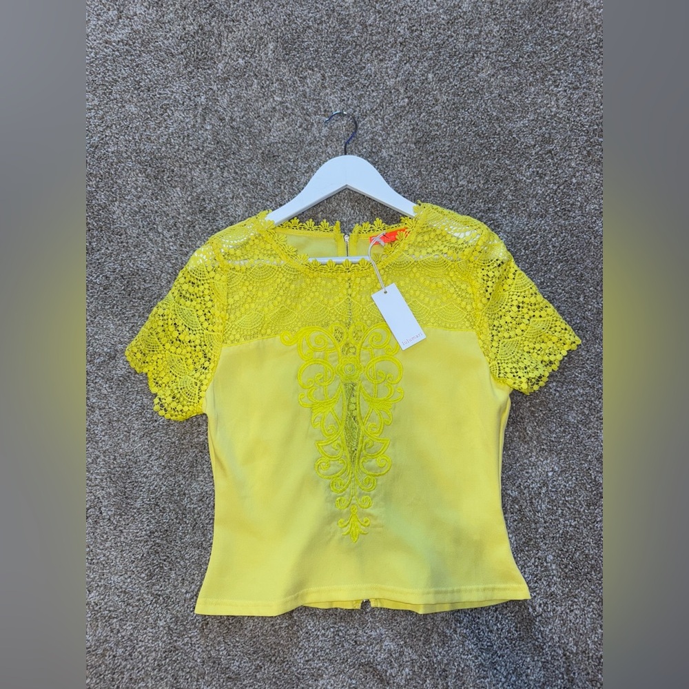 Yellow blouse